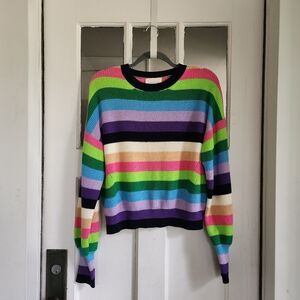 Eleven Six Colorful Striped Women's Sweater